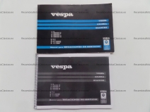 Vista frontal del manual Vespa PKS/Primavera en stock
