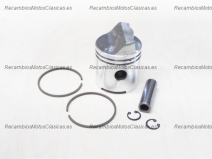 Vista frontal del piston Vespa 125 Faro Bajo de 56.70mm, 56.90mm y 57.30mm