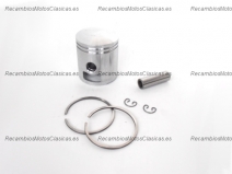 Vista frontal del piston Vespa 160 de 60.00mm, 60.40mm, 60.50mm, 60.80mm, 61.00mm, 61.50mm y 62.00mm